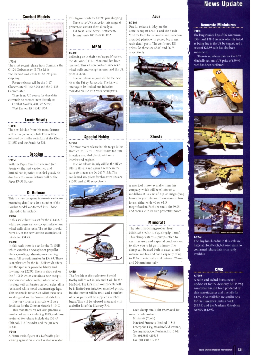 Scale Aviation Modeller International 1999-06